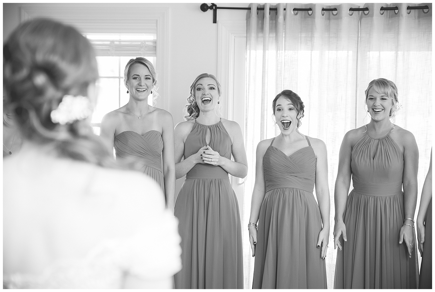 2Owl's Nest White Mountain Wedding - Bridesmaid Reveal, First Look at the Dress